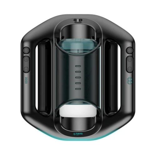 На фото смарт-мастурбатор Kaotik Labs The Jetpack, режим edging, очень мощный, имитация фрикций