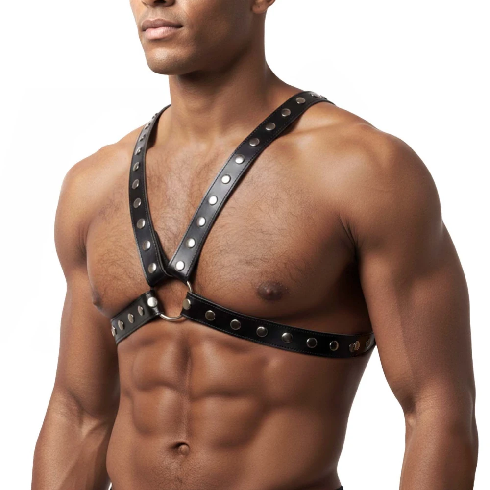 Портупея Art of Sex Spartacus, чорна, L-2XL