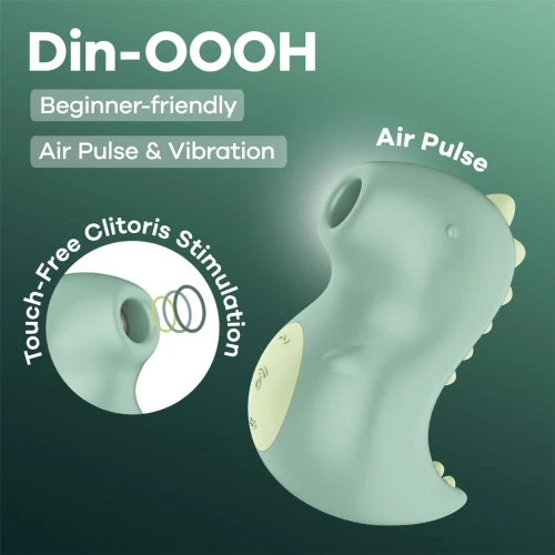 На фото вакуумний кліторальний стимулятор Satisfyer Din-OOH 