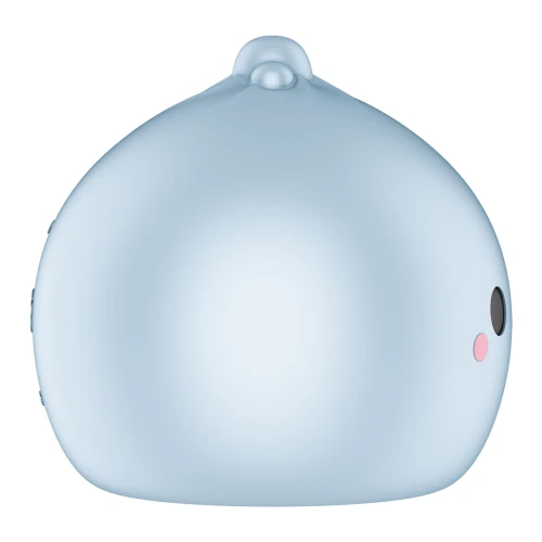 На фото вакуумний кліторальний стимулятор Satisfyer Mochi Frost Blue 