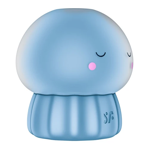 На фото вакуумний кліторальний стимулятор Satisfyer Jelly-cious Blue 