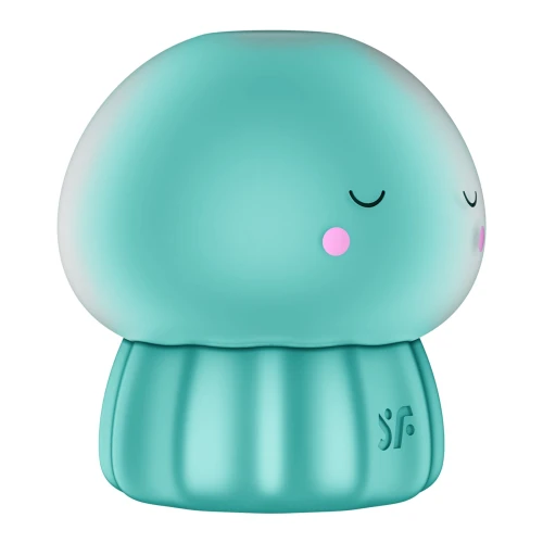 На фото вакуумний кліторальний стимулятор Satisfyer Jelly-cious Green 