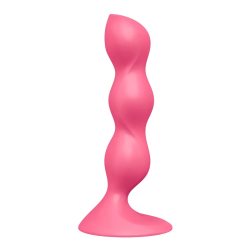 На фото анальний стимулятор-намистини Satisfyer Triple Ball-R Red 