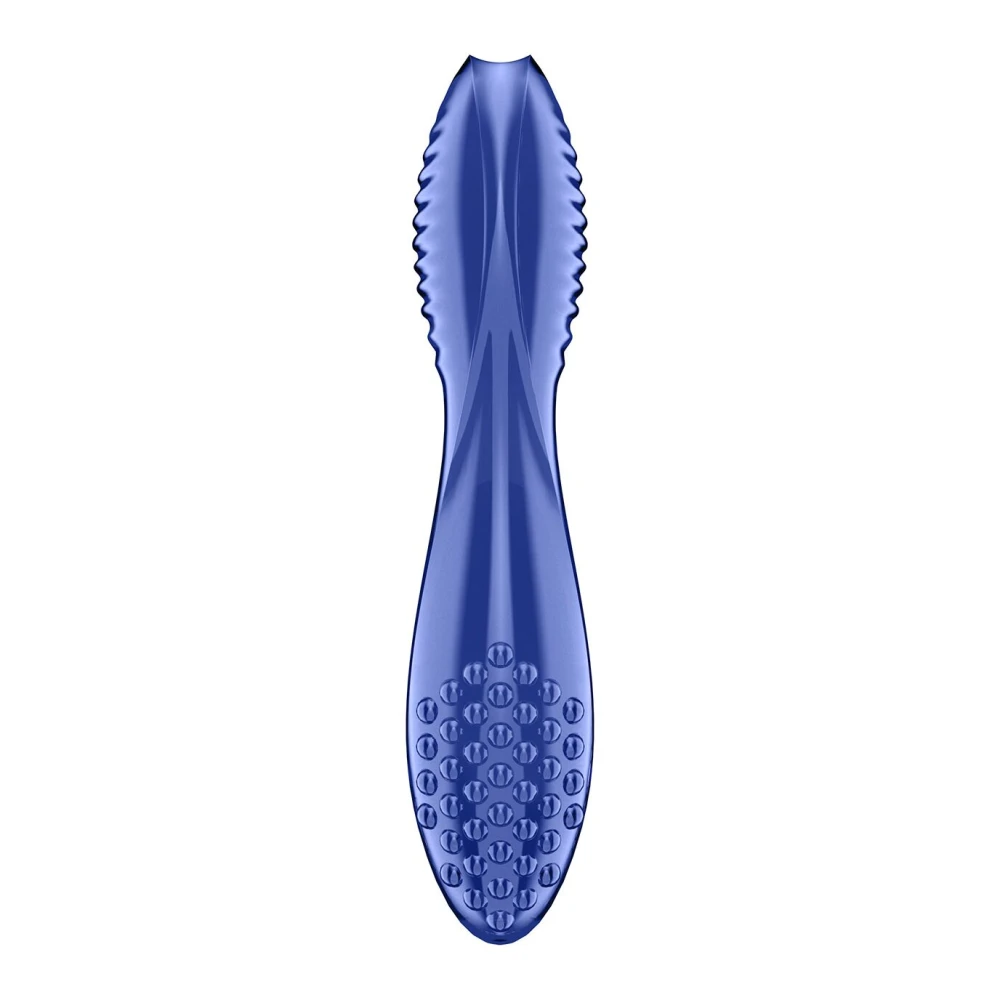 Скляне дилдо Satisfyer Dazzling Crystal 2 Blue