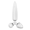 Скляне дилдо Satisfyer Triple Crystal 1 Transparent