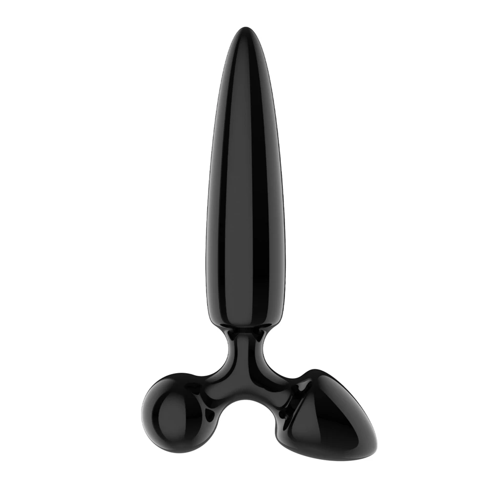 Скляне дилдо Satisfyer Triple Crystal 1 Black