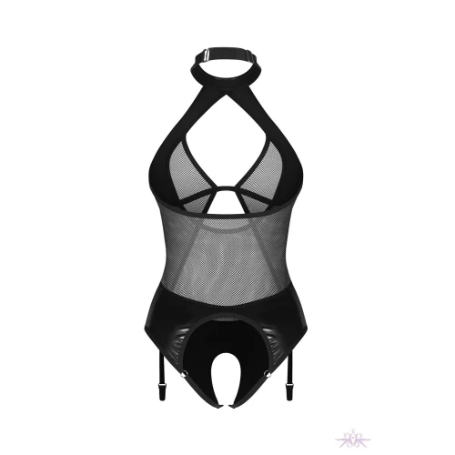 На фото боді Obsessive Dominna crotchless teddy S/M 