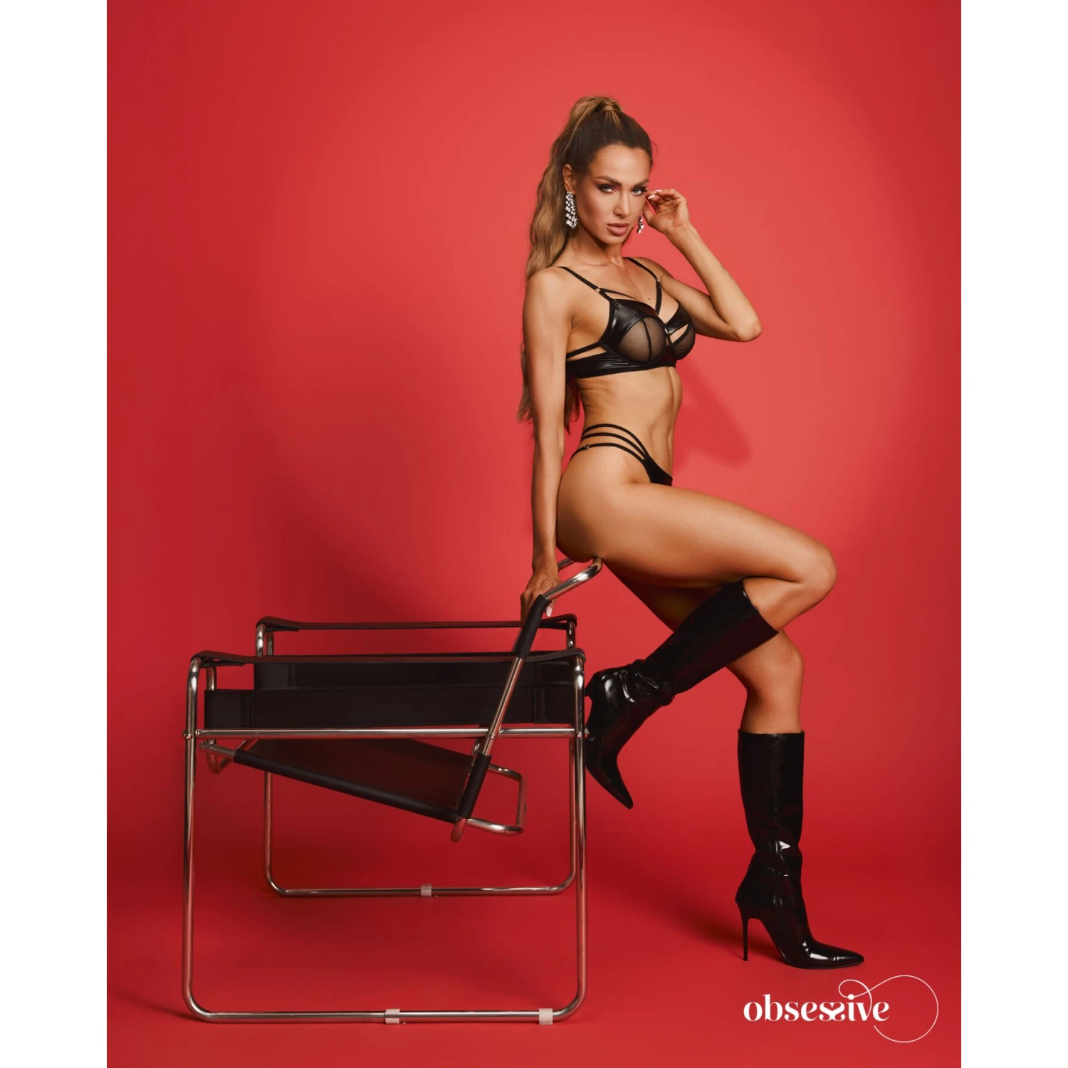 Комплект Obsessive Dominna 2-pcs set 2XL/3XL