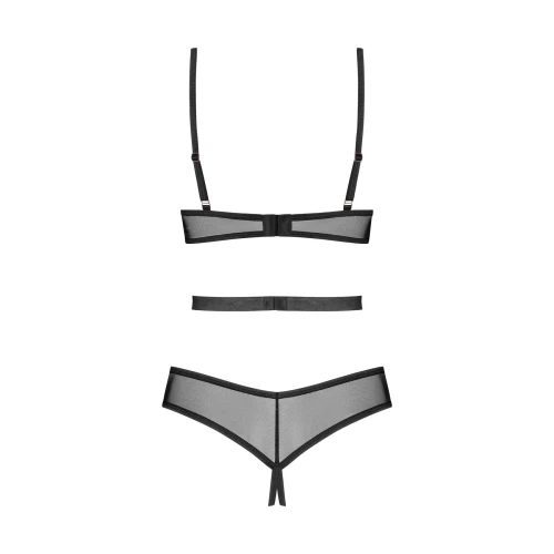 На фото боді Obsessive Euridia crotchless teddy XS/S 