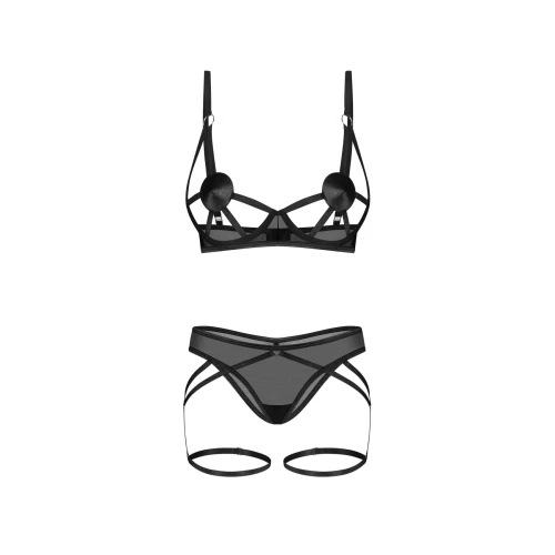 На фото сексуальный комплект Obsessive Euridia 2-pcs set M/L