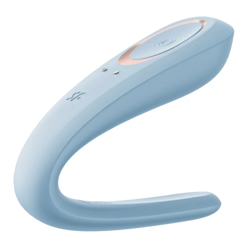 Вибратор для пар Satisfyer Double Classic Light Blue, 1 мотор