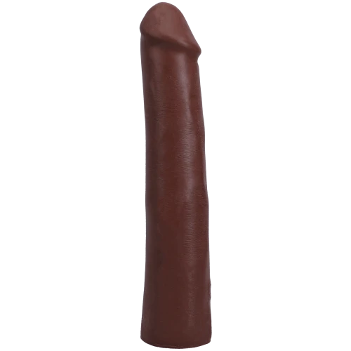 На фото фаллоимитатор Doc Johnson The Realistic Cock ULTRASKYN - 9 Inch Chocolate