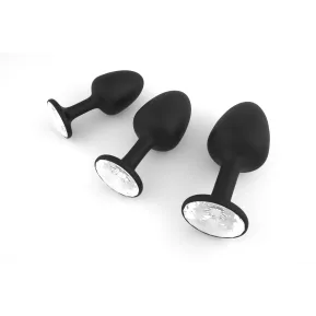 Dorcel Geisha Plug Diamond XL - Анальная пробка с камнем и шариком внутри