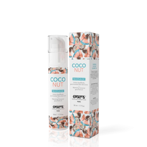 EXSENS Coconut 50мл - съедобное массажное масло без сахара и парабенов