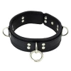 LOVECRAFT — Ошейник черный из натуральной кожи размер S