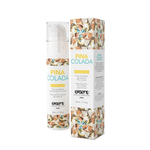 EXSENS Pina Colada 50мл - їстівне масажне масло без цукру і парабенів