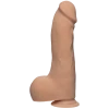 Doc Johnson The D - Master D - 10.5 Inch With Balls - Фаллоимитатор с реалистичным покрытием ULTRASKYN