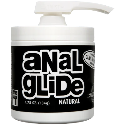 Doc Johnson Anal Glide Natural (134 гр) - Анальна мастило на масляній основі для тривалого ковзання