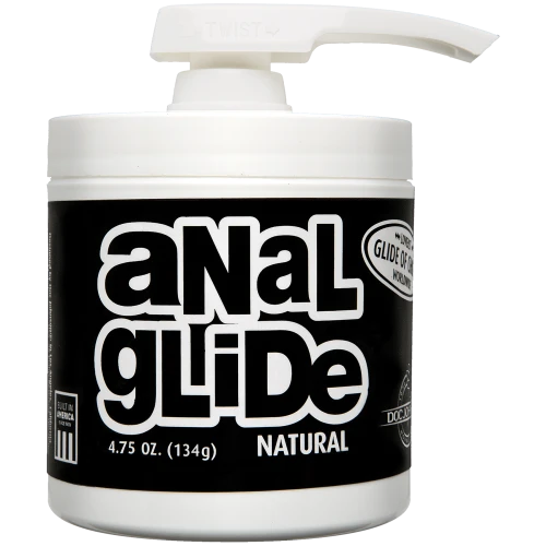 Doc Johnson Anal Glide Natural (134 гр) - Анальная смазка на масляной основе для длительного скольжения