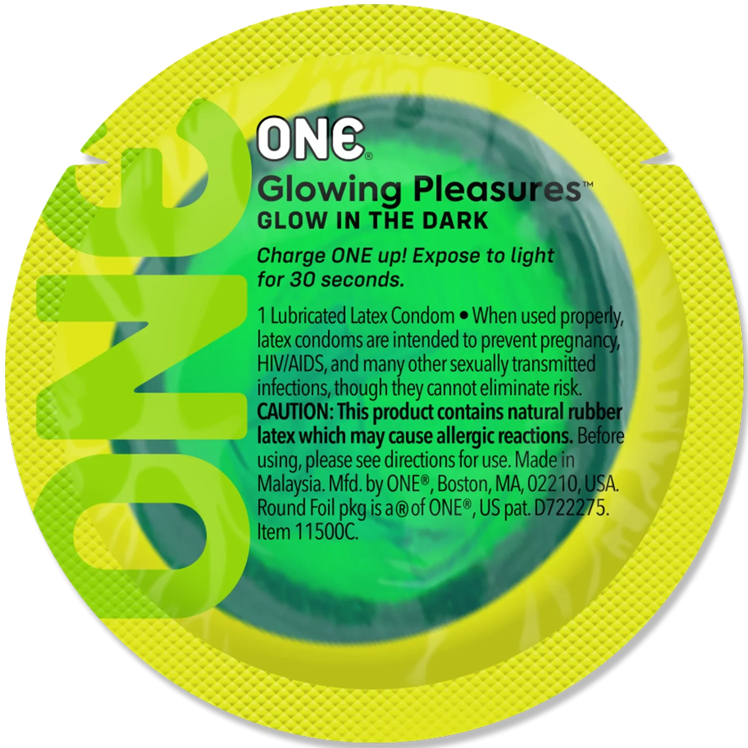 Набор презервативов ONE Glowing Pleasures 100 шт, мегапак тюб