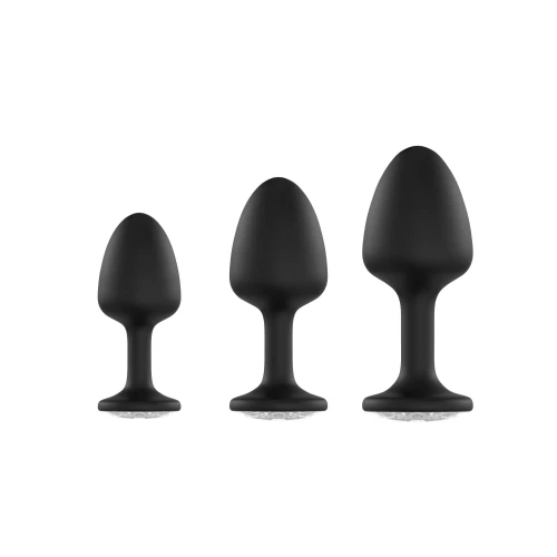 Анальная пробка Dorcel Geisha Plug Diamond M с шариком внутри (мятая упаковка)