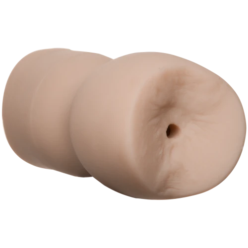 На фото изображен бежевый мастурбатор-вагина Саша Грей  Doc Johnson Sasha Grey 2 Fuckhole на светлом фоне