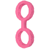 Doc Johnson The Cuffs Large - Pink - Розовые наручники из силикона