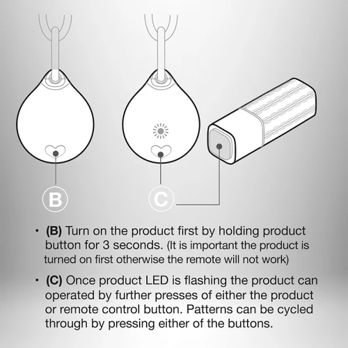 Rocks Off Ball & Chain - Мощное виброяйцо с цепью
