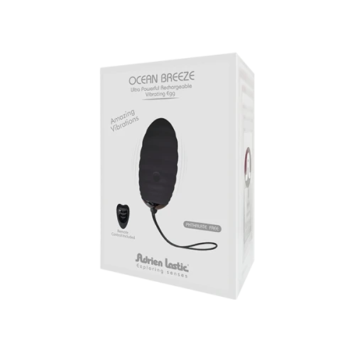 Adrien Lastic Ocean Breeze Black - Виброяйцо с пультом управления