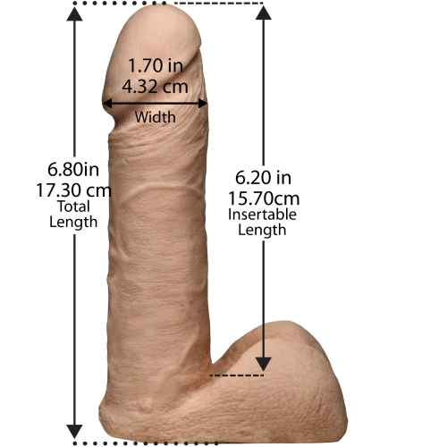 Трусики со страпоном Doc Johnson Vac-U-Lock 7 Inch ULTRASKYN Ultra Harness (мятая упаковка!!!)