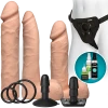 Doc Johnson Vac-U-Lock Dual Density Experienced Set - Набор для страпона 