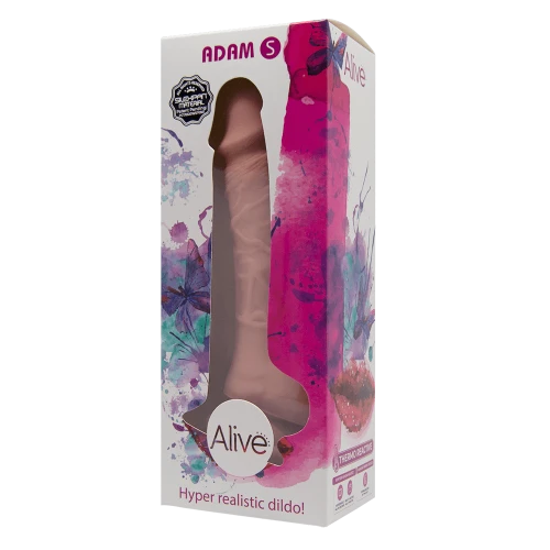 Alive Adam Flesh S - Двухслойный фаллоимитатор с технологией Silexpan