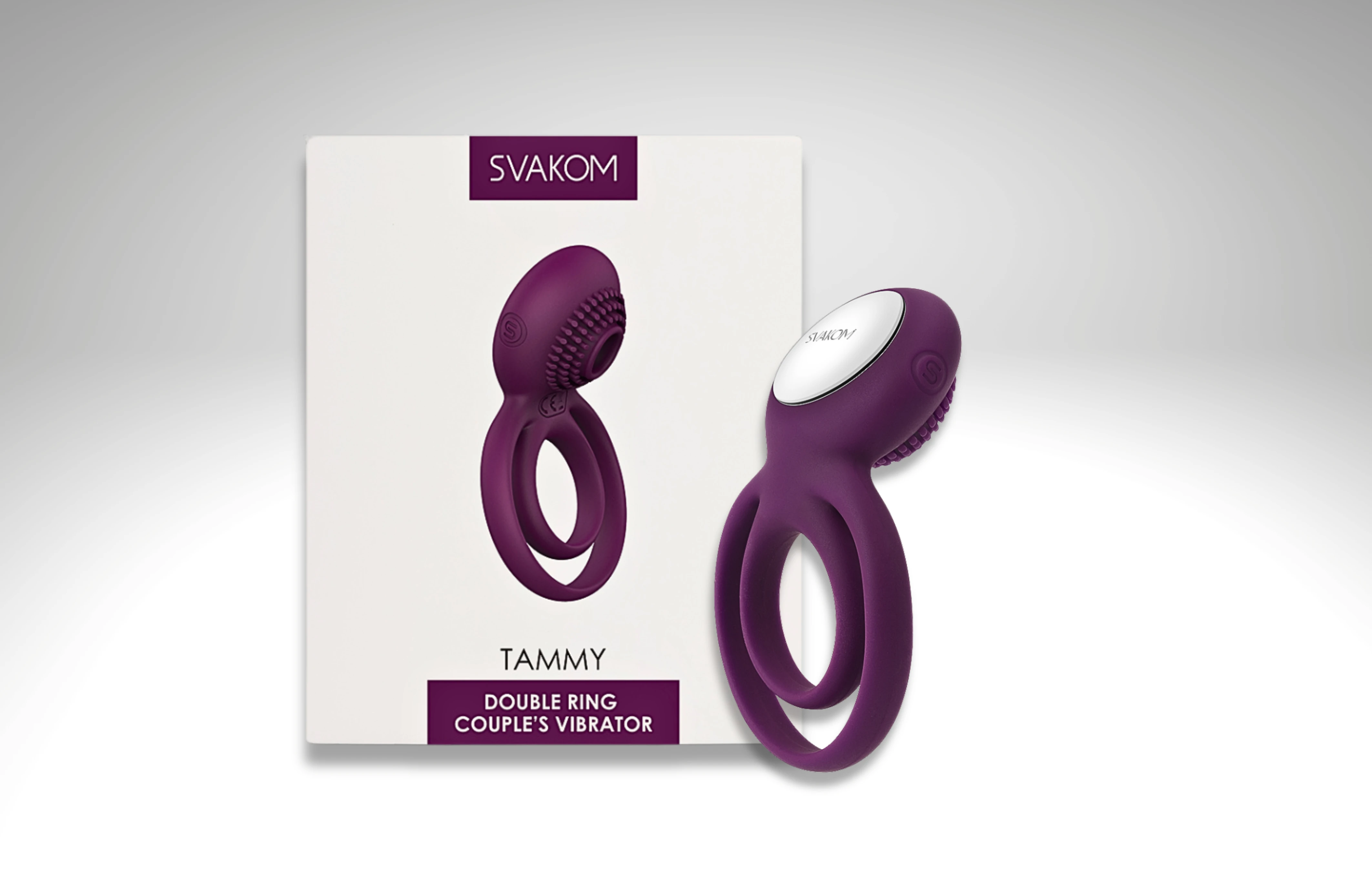 на фото изображено смарт эрекционное колько Сваком Темми бордового цвета