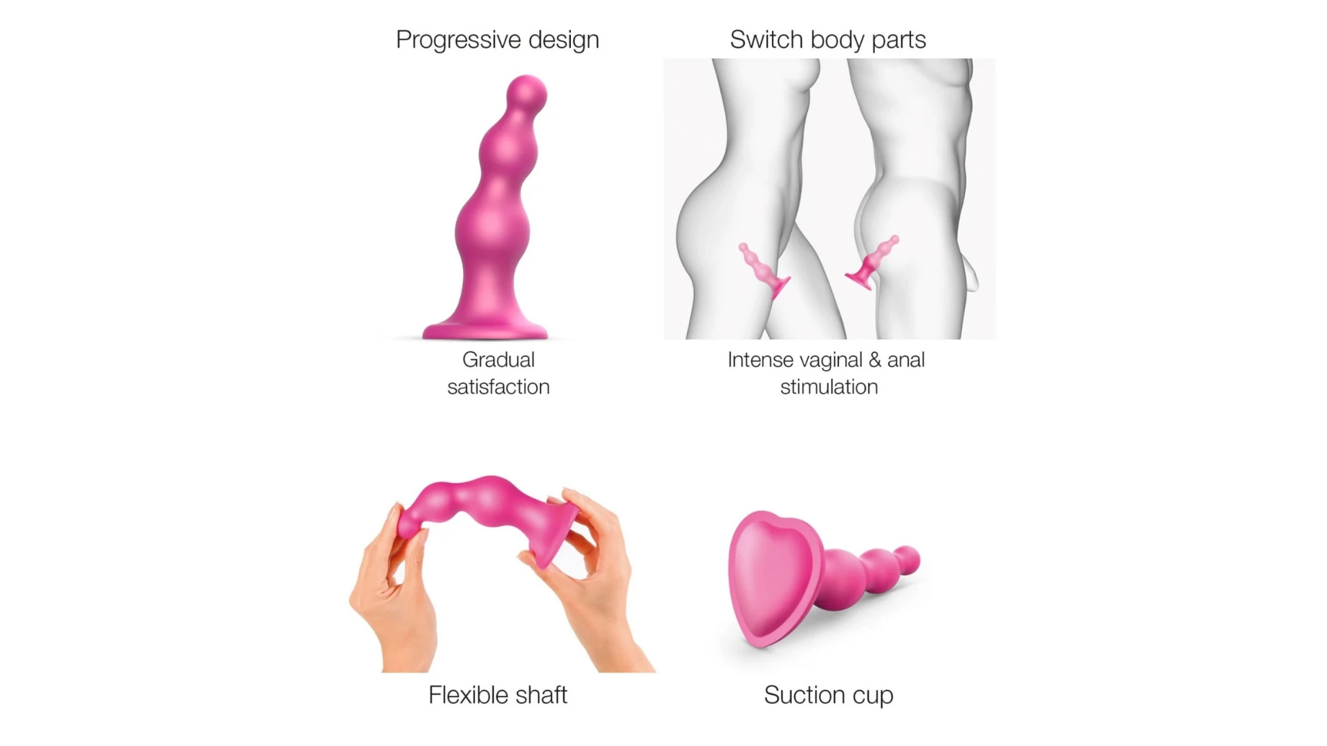 на фото изображена инструкция по использования страпона безремневого
