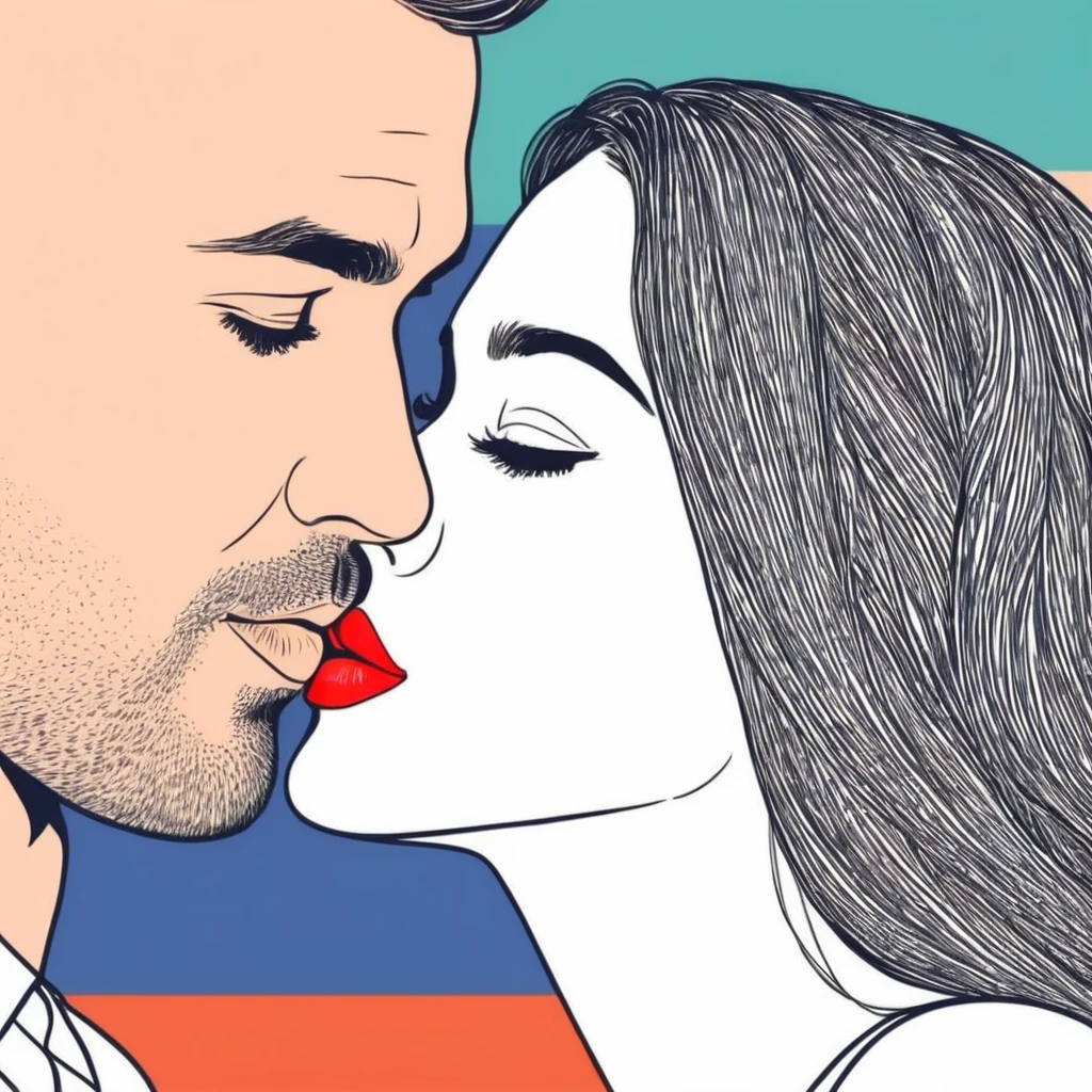 Фингеринг - как делать фингеринг нарисована целующаяся пара