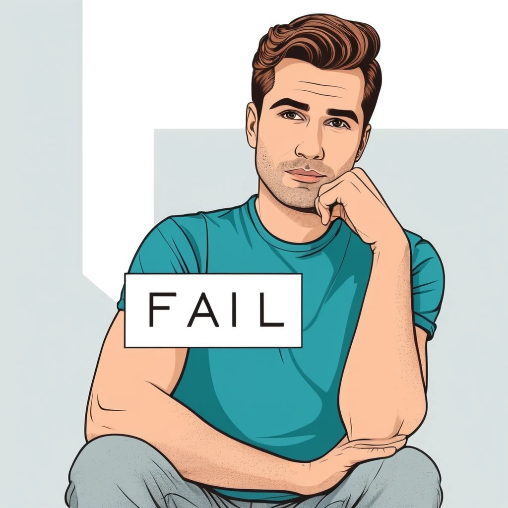 Фингеринг - ошибки мужчина думает про свои ошибки в фингеринге