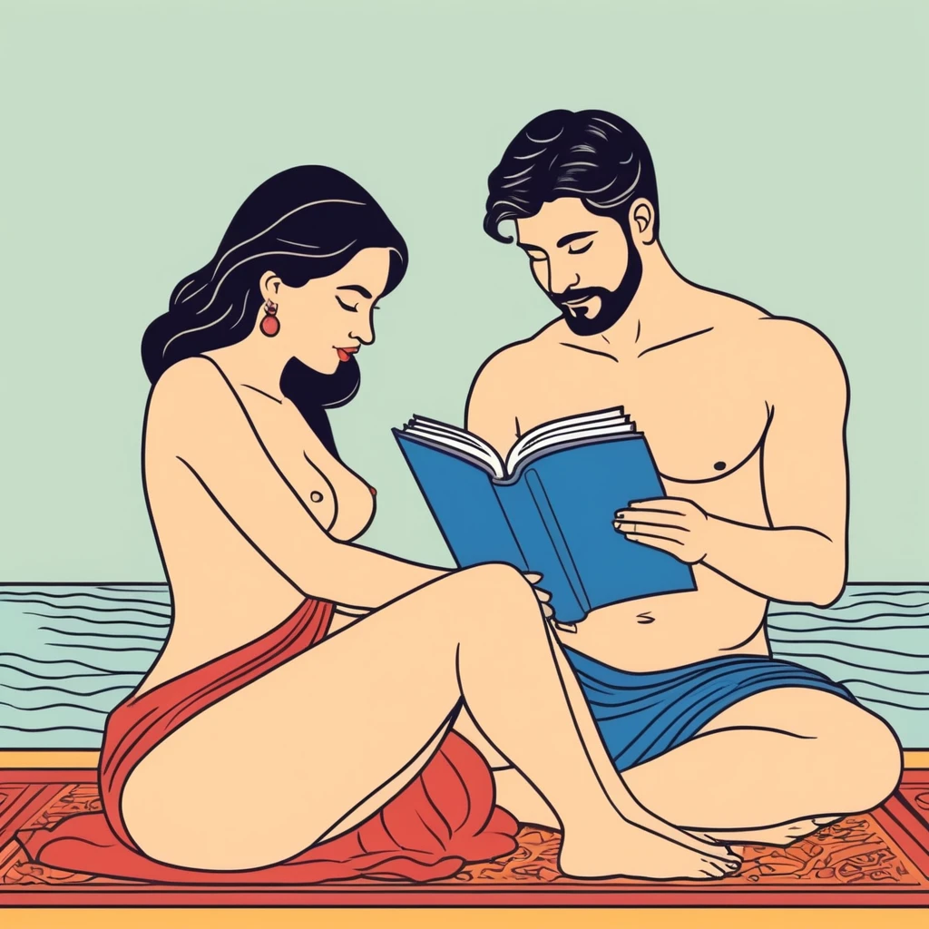 Перший секс - Молоді читають книжку "Камасутра"