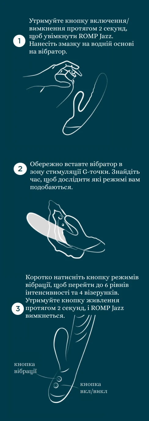 Romp Jazz інструкція щодо використання