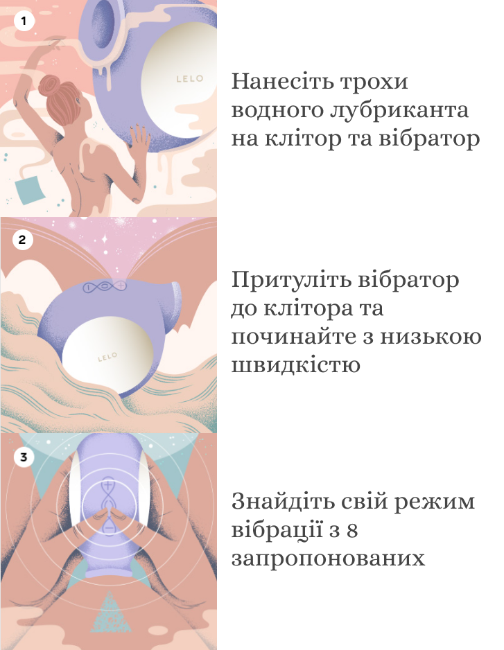 LELO Sila спосіб використання вібратору LELO Sila спосіб використання вібратору