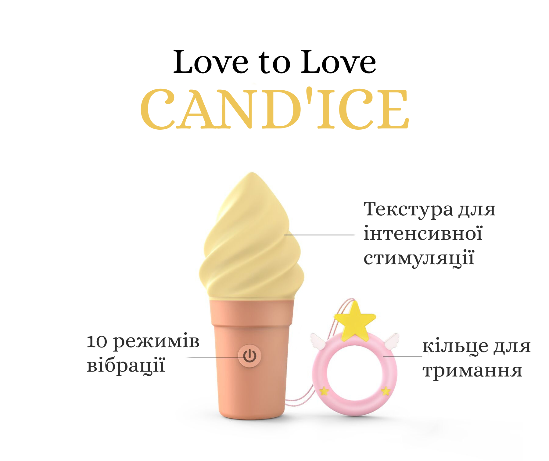 Love To Love CAND'ICE Love To Love CAND'ICE вібрація вібратора